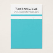 Darstellungskarten für den türkisfarbenen Streifen (Vorderseite)