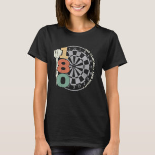 Dart 180 Dartboard Dartboard Retrodart T-Shirt