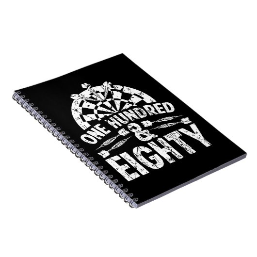 Dart 180 Darts Player 180, 100 und 80 Notizblock (Rechte Seite)