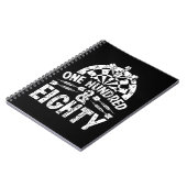 Dart 180 Darts Player 180, 100 und 80 Notizblock (Linke Seite)