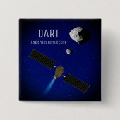 DART Asteroid-Deflektiergeräte Button (Vorderseite)