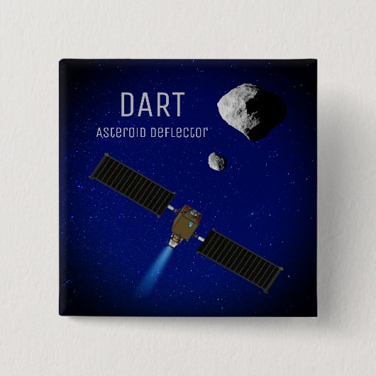 DART Asteroid-Deflektiergeräte Button (Vorderseite)