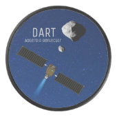 DART Asteroid-Deflektiergeräte Eishockey Puck (Vorderseite)