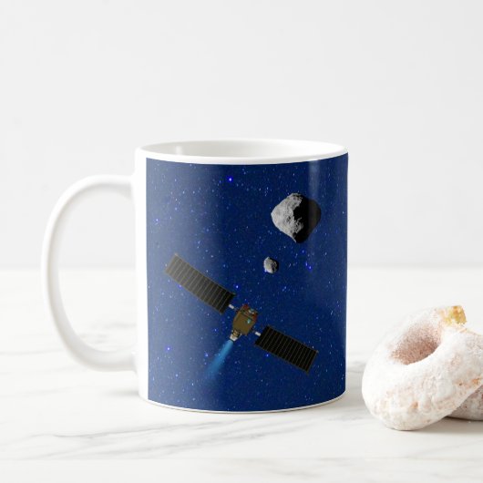 DART Asteroid-Deflektiergeräte Kaffeetasse (Mit Donut)