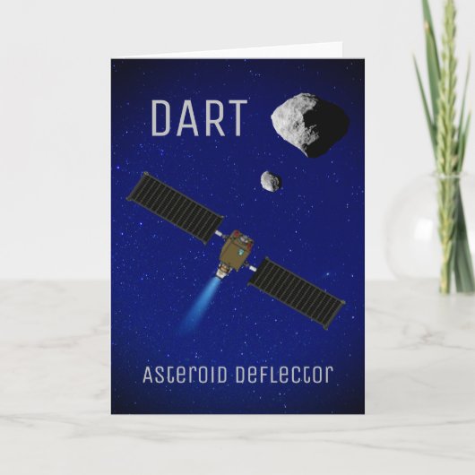 DART Asteroid-Deflektiergeräte Karte (Vorderseite)