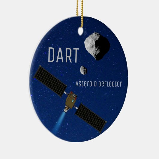 DART Asteroid-Deflektiergeräte Keramik Ornament (Rechts)