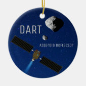 DART Asteroid-Deflektiergeräte Keramik Ornament (Vorne)