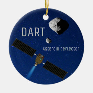 DART Asteroid-Deflektiergeräte Keramik Ornament