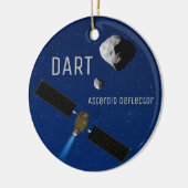 DART Asteroid-Deflektiergeräte Keramik Ornament (Links)