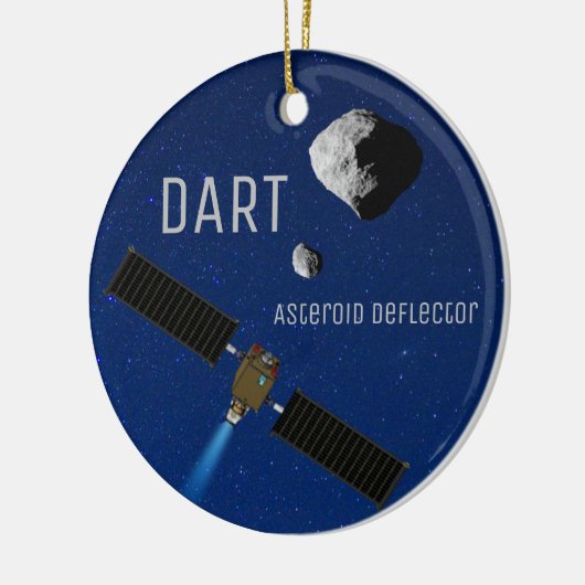 DART Asteroid-Deflektiergeräte Keramik Ornament (Links)