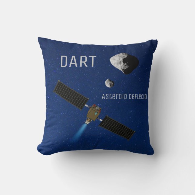 DART Asteroid-Deflektiergeräte Kissen (Vorderseite)