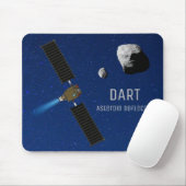 DART Asteroid-Deflektiergeräte Mousepad (Mit Mouse)