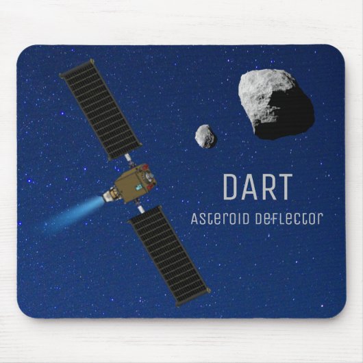 DART Asteroid-Deflektiergeräte Mousepad (Vorne)