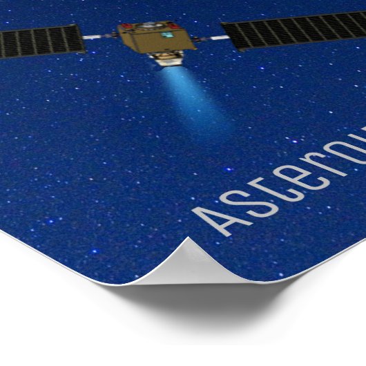 DART Asteroid-Deflektiergeräte Poster (Ecke)