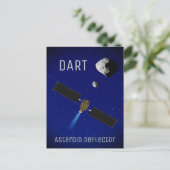 DART Asteroid-Deflektiergeräte Postkarte (Stehend Vorderseite)