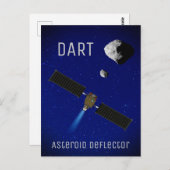 DART Asteroid-Deflektiergeräte Postkarte (Vorne/Hinten)