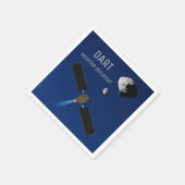 DART Asteroid-Deflektiergeräte Serviette (Ecke)