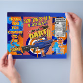 Dart Battle Birthday Chip Bag! Flyer (Hand)