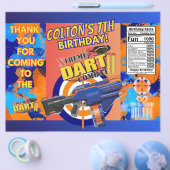 Dart Battle Birthday Chip Bag! Flyer (Einzeln)