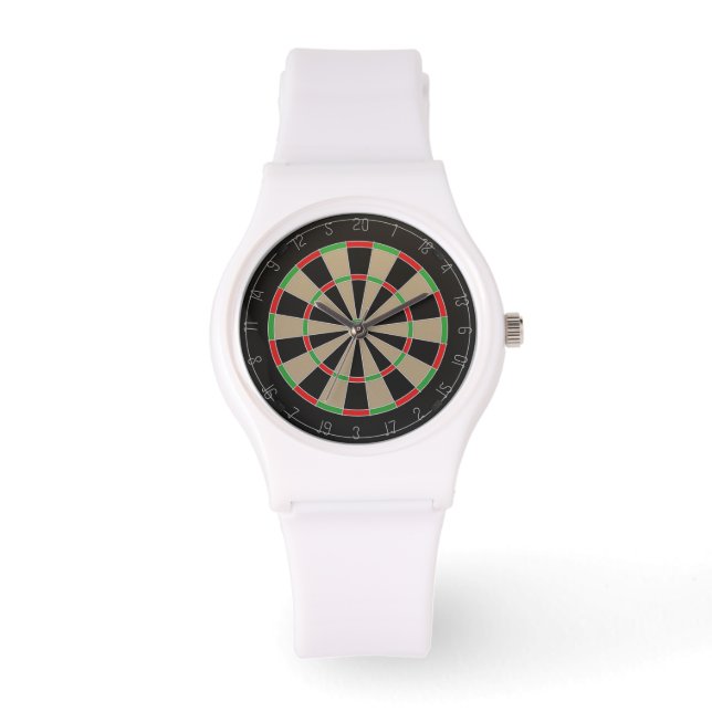 Dart Board Armbanduhr (Vorderseite)
