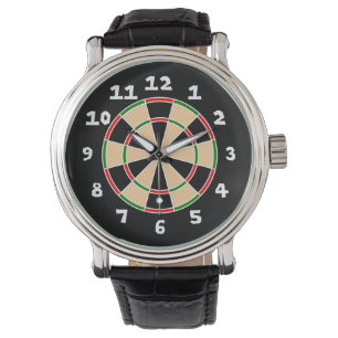 Dart Board Armbanduhr