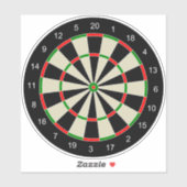 Dart Board Aufkleber (Blatt)