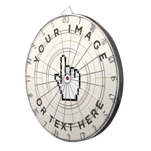 Dart Board - Benutzerdefiniert (Bild/Text hinzufüg Dartscheibe (Vorderseite rechts)