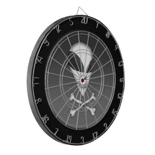 Dart Board - Bereich 51 Skull & Crossbones Dartscheibe (Vorderseite Links)