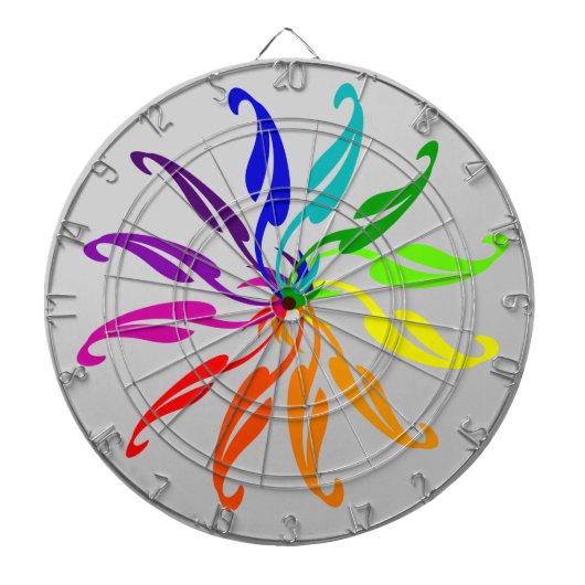 Dart Board - Blätter für das Farbrad Dartscheibe (vorne)