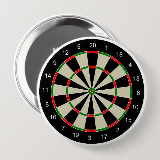 Dart Board Button (Vorne & Hinten)