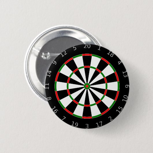 Dart Board Button (Vorne & Hinten)