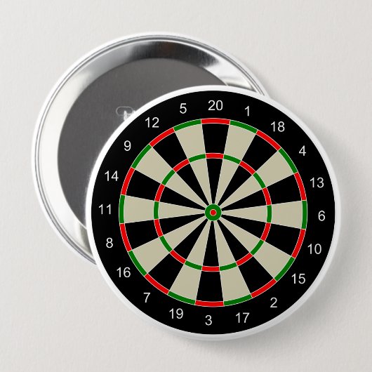 Dart Board Button (Vorne & Hinten)