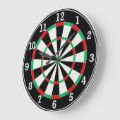 Dart Board Clock Große Wanduhr (Winkel)