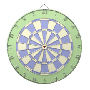 Dart Board: Creme, bleich Lila und leicht grün Dartscheibe