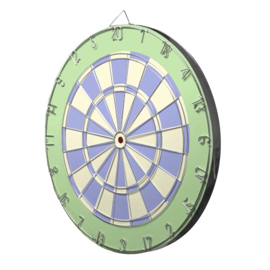 Dart Board: Creme, bleich Lila und leicht grün Dartscheibe (Vorderseite rechts)