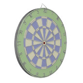 Dart Board: Creme, bleich Lila und leicht grün Dartscheibe (Vorderseite Links)
