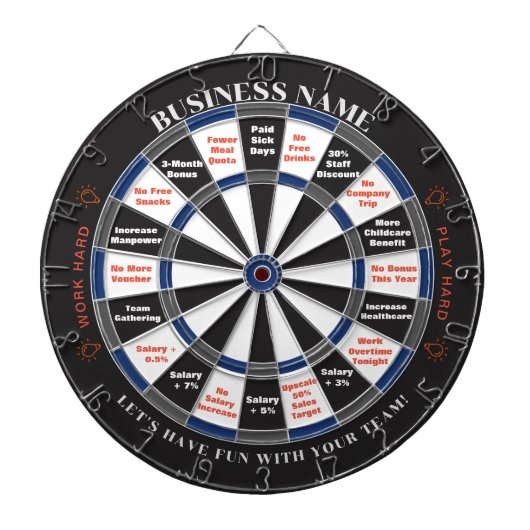 Dart Board Custom für Unternehmen von Boss bis Mit Dartscheibe (vorne)