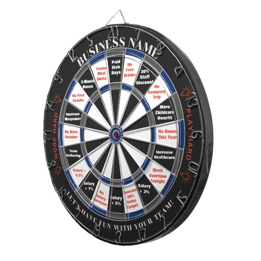 Dart Board Custom für Unternehmen von Boss bis Mit Dartscheibe (Vorderseite rechts)