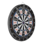 Dart Board Custom für Unternehmen von Boss bis Mit Dartscheibe (Vorderseite Links)