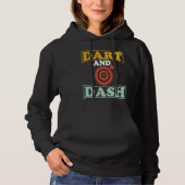 Dart Board Dart and Dash Bullseye Dar for Teams Hoodie (Vorderseite)