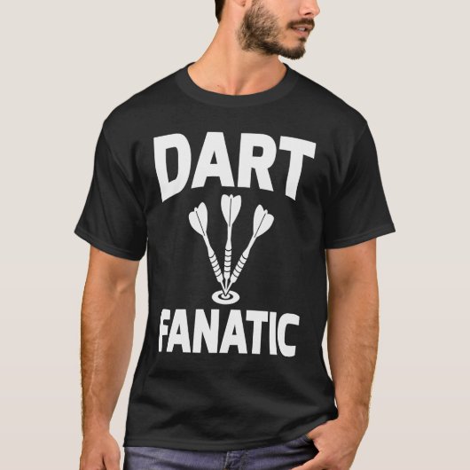 Dart Board Dart Fanatic Bullseye Dar for Teams T-Shirt (Vorderseite)
