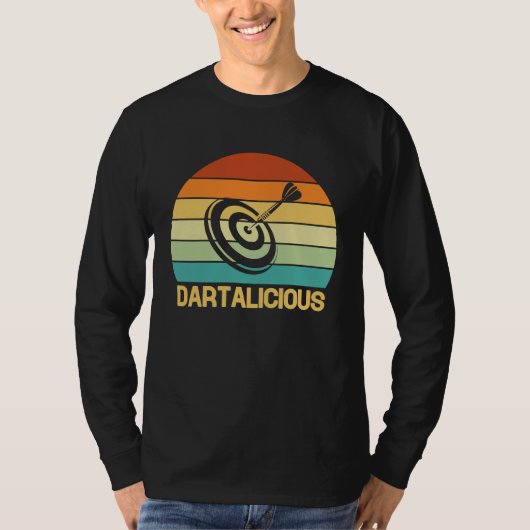 Dart Board Dartalicious Bullseye Dar for Teams T-Shirt (Vorderseite)