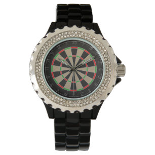 Dart Board Darts Bullseye Armbanduhr