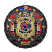 Dart Board der personalisierten Feuerwehr Dartscheibe (vorne)
