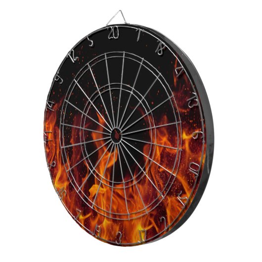 Dart Board/Flames Dartscheibe (Vorderseite rechts)