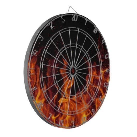 Dart Board/Flames Dartscheibe (Vorderseite Links)
