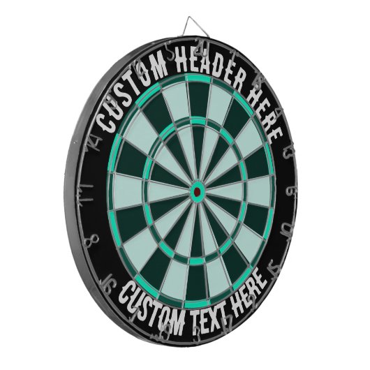 Dart-Board für benutzerdefinierte Textdarts Dartscheibe (Vorderseite Links)