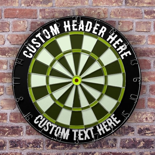 Dart-Board für benutzerdefinierte Textdarts Dartscheibe