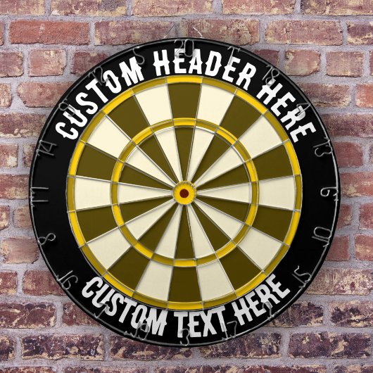 Dart-Board für benutzerdefinierte Textdarts Dartscheibe