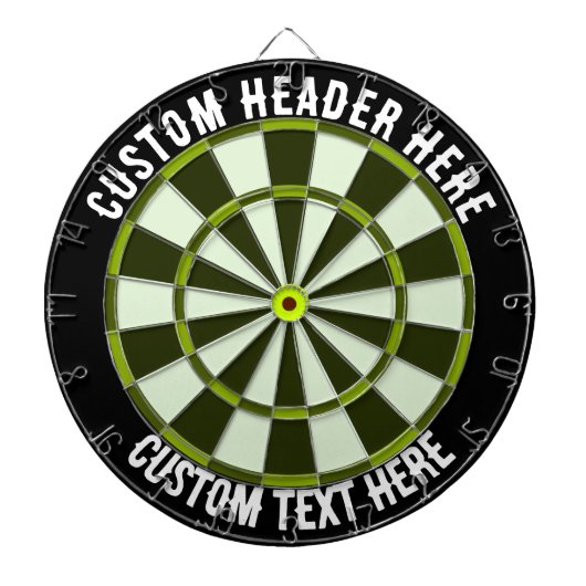 Dart-Board für benutzerdefinierte Textdarts Dartscheibe (vorne)